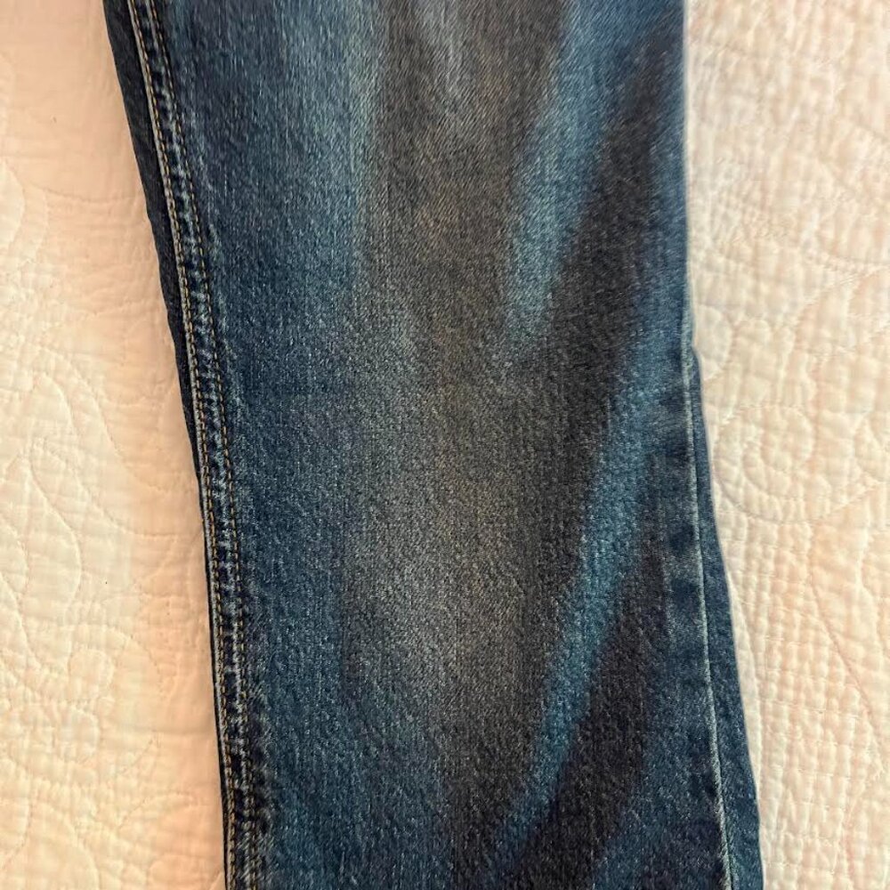 GAP Easy Taper Fleece Lined Jeans Pants Adjustable Waist Size 10 Slim EUC - Picture 5 of 6